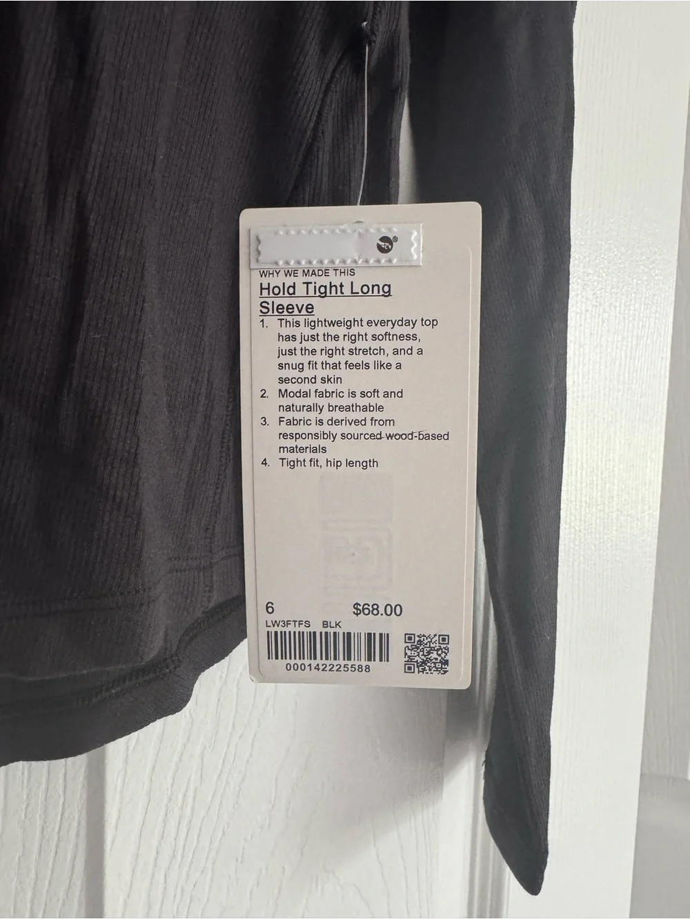 Lululemon hold tight long sleeve shirt